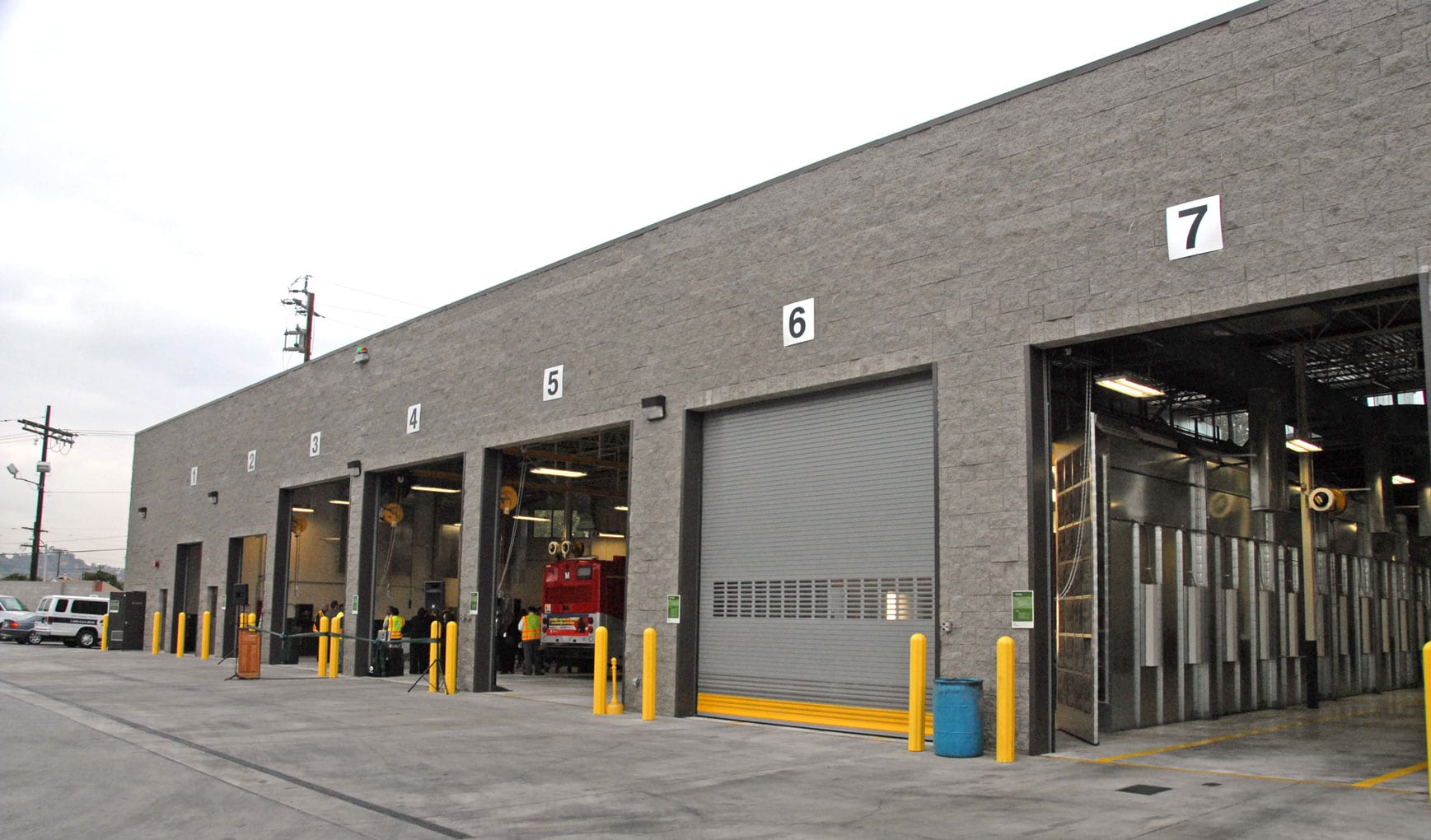 Division 3 "green" maintenance building