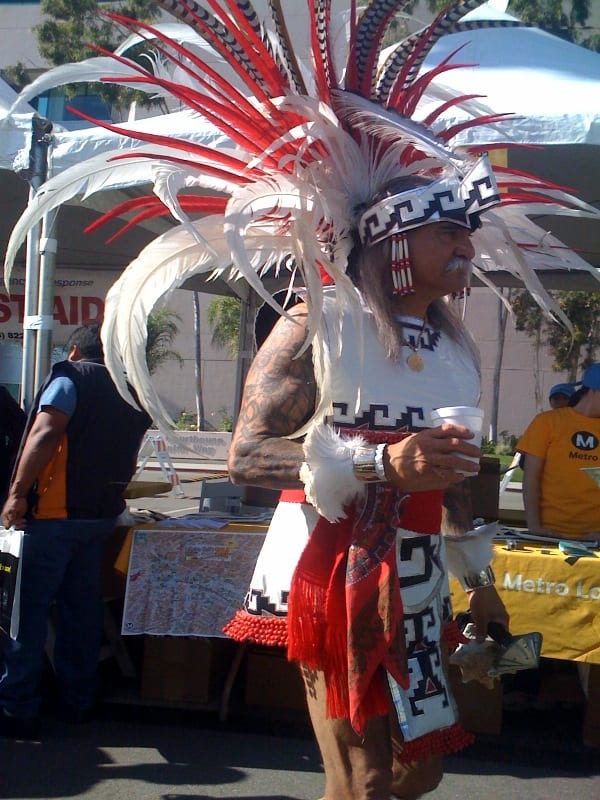 Just another Sunday morning at the farmers market at East L.A. Civic Center