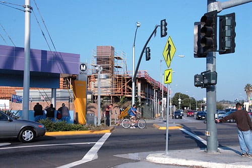 klorman0125 A multi-level parking structure that will hold 280 cars is nearing completion at the east end of the Gold Line next to the Atlantic Station.