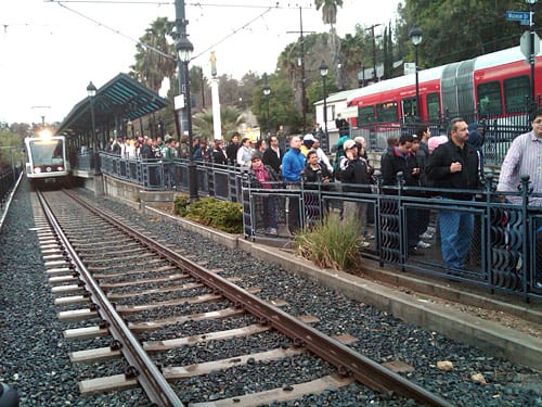 Bus bridge at Southwest Museum Station Northbound passengers boarding bus bridge at Southwest Museum Station are transported to Mission Station to continue Gold Line service. Southbound passengers boarding waiting buses that bypass the blocked tracks are transported to Southwest Museum Station, where they continue to their Gold Line destinations.