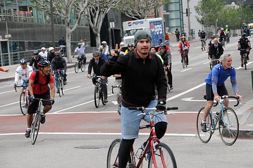 2nd Annual Downtown L.A. Ride Cyclist