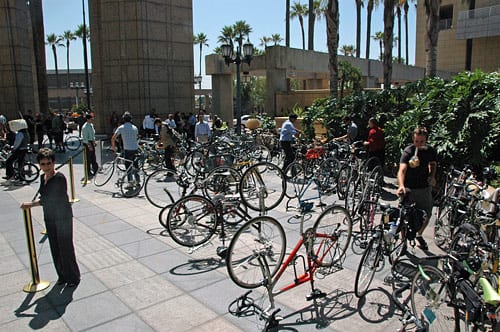 Metro provides bicycle valet for bike summit