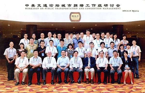 Paul Taylor in China. Metro's Deputy CEO Paul Taylor (third from left in front row) meets with the Beijing Municipal Commission of Transport in late August, early September.