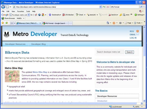 Metro Developer Site