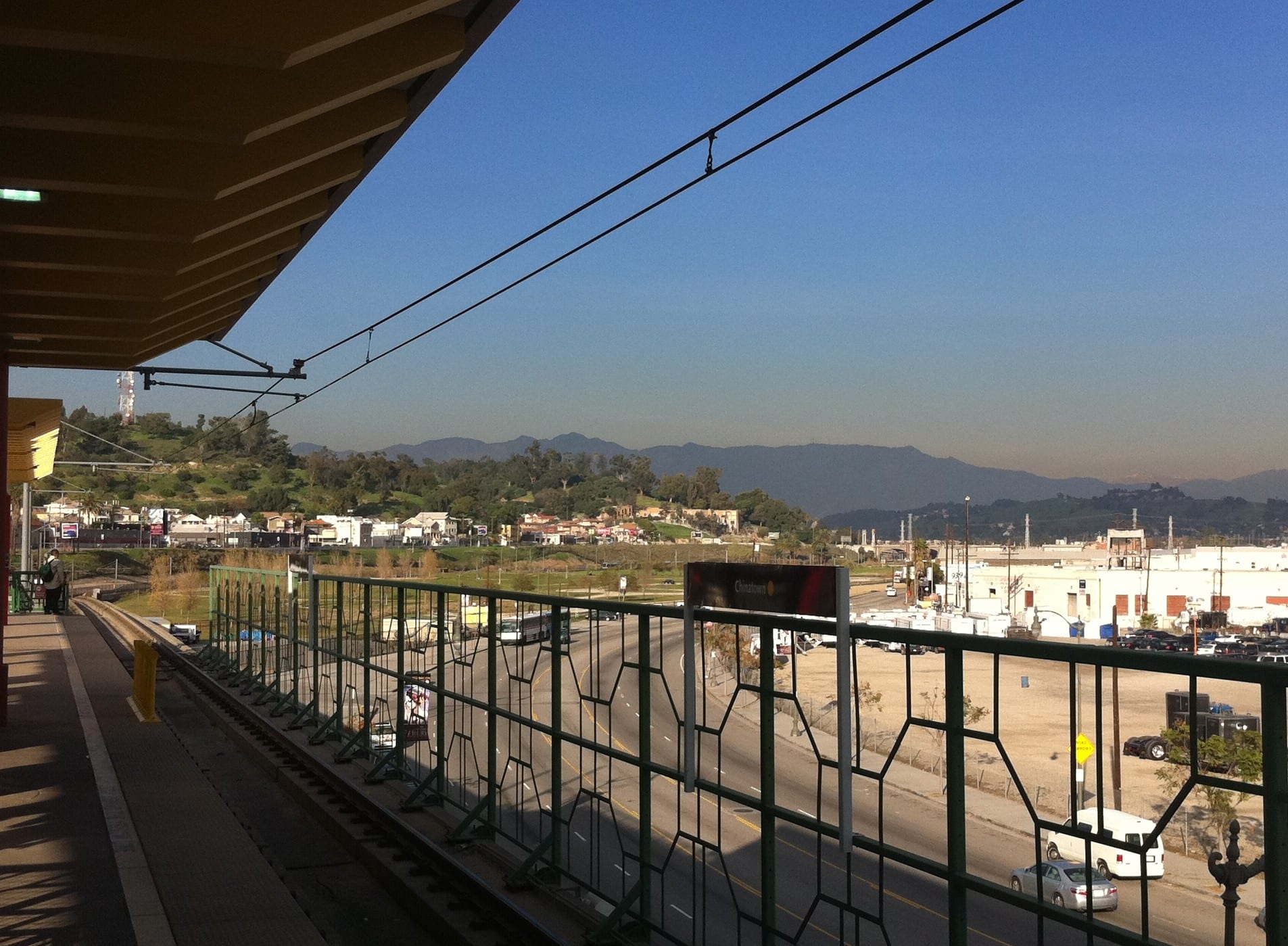 View of LASHP from the Chinatown Gold Line Station