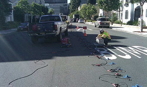 Westside Subway Extension Seismic Testing in Beverly Hills