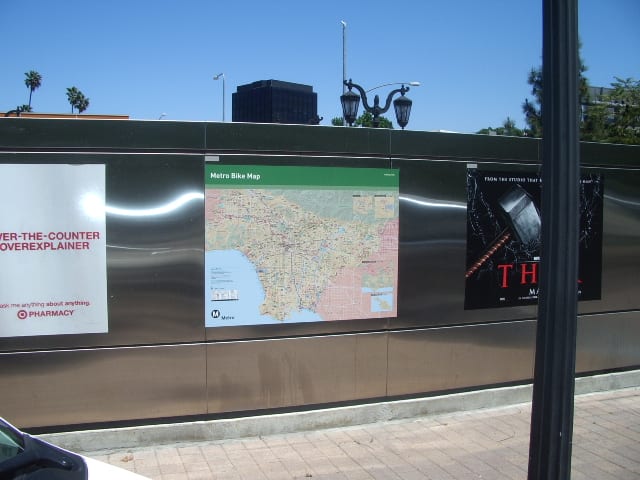 Metro Bike Map Decal