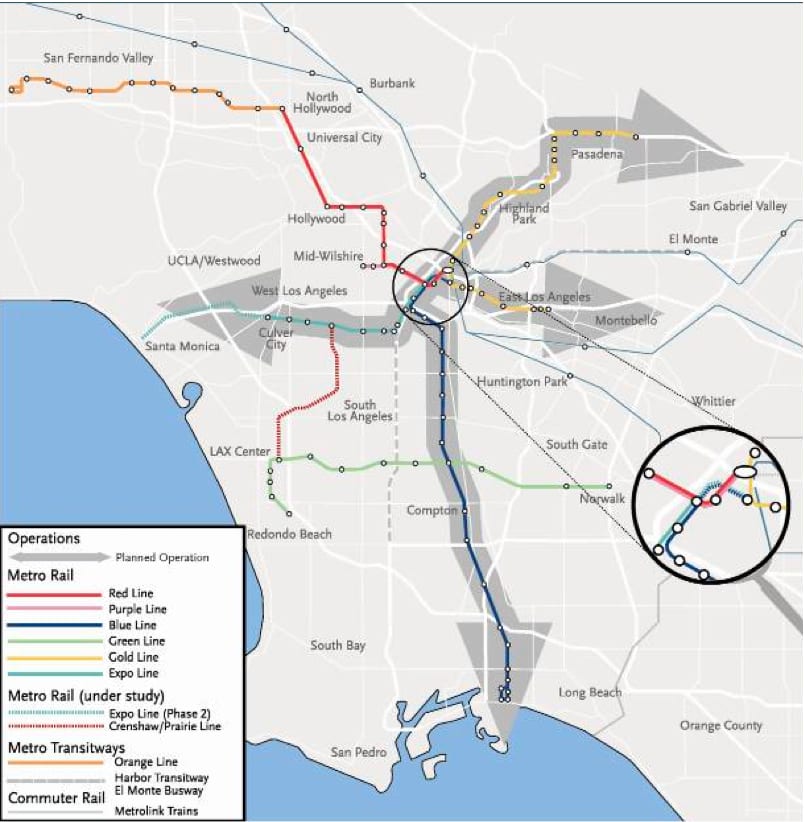 RC Light Rail operations map