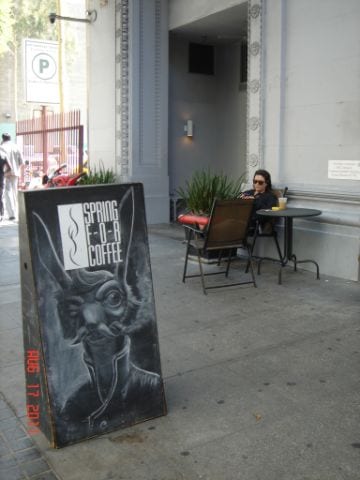 Spring for Coffee, 548 S. Spring St.