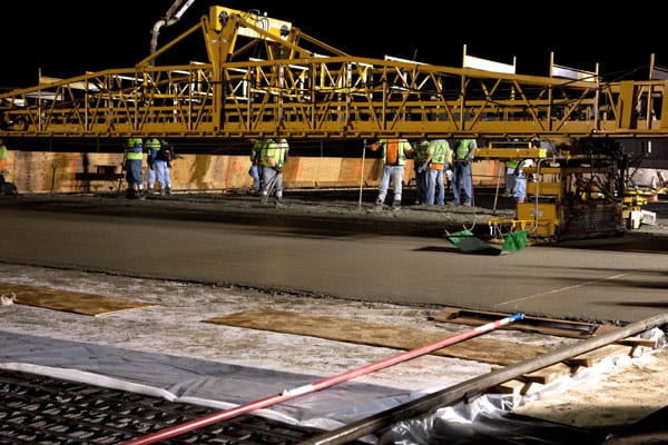 Sunset Bridge Pour