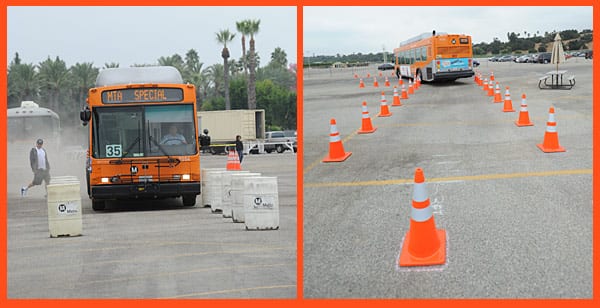 Operators must negotiate 11 maneuvers on the obstacle course.