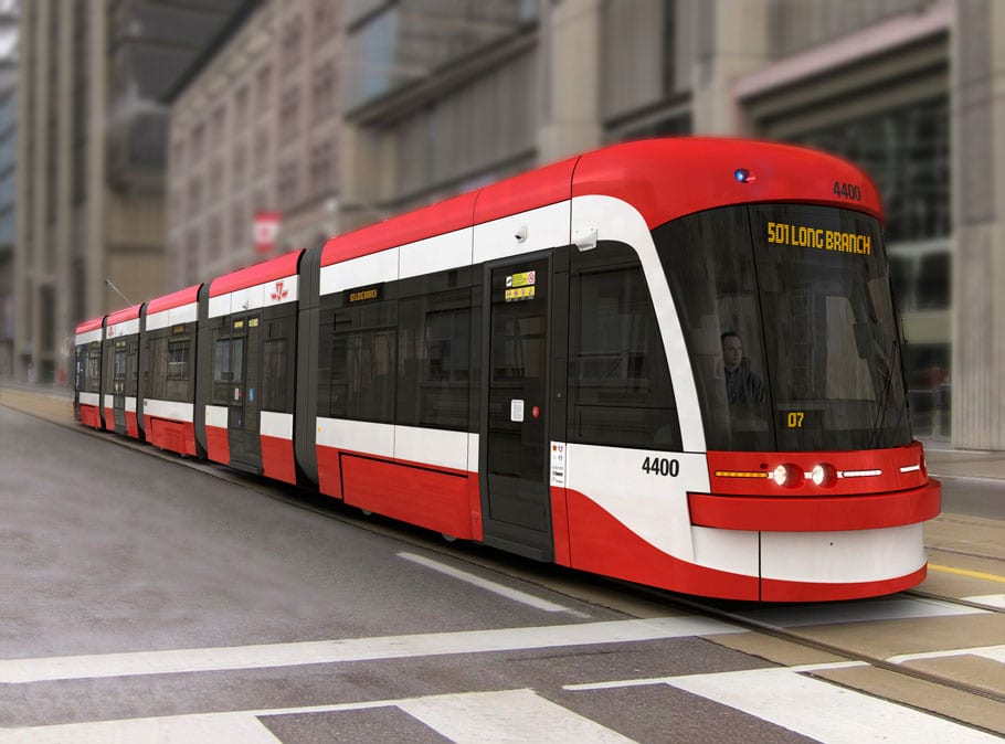 Toronto streetcar rendering