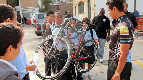 Bike to School Event at New Designs Charter School - University Campus