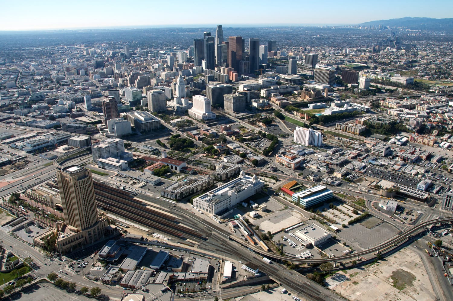 Union Station would be the center of a Transit-Oriented District universe populated by portions of the cultural and historic neighborhoods of Chinatown, El Pueblo, the Civic Center, the Arts District, Little Tokyo, and Boyle Heights.
