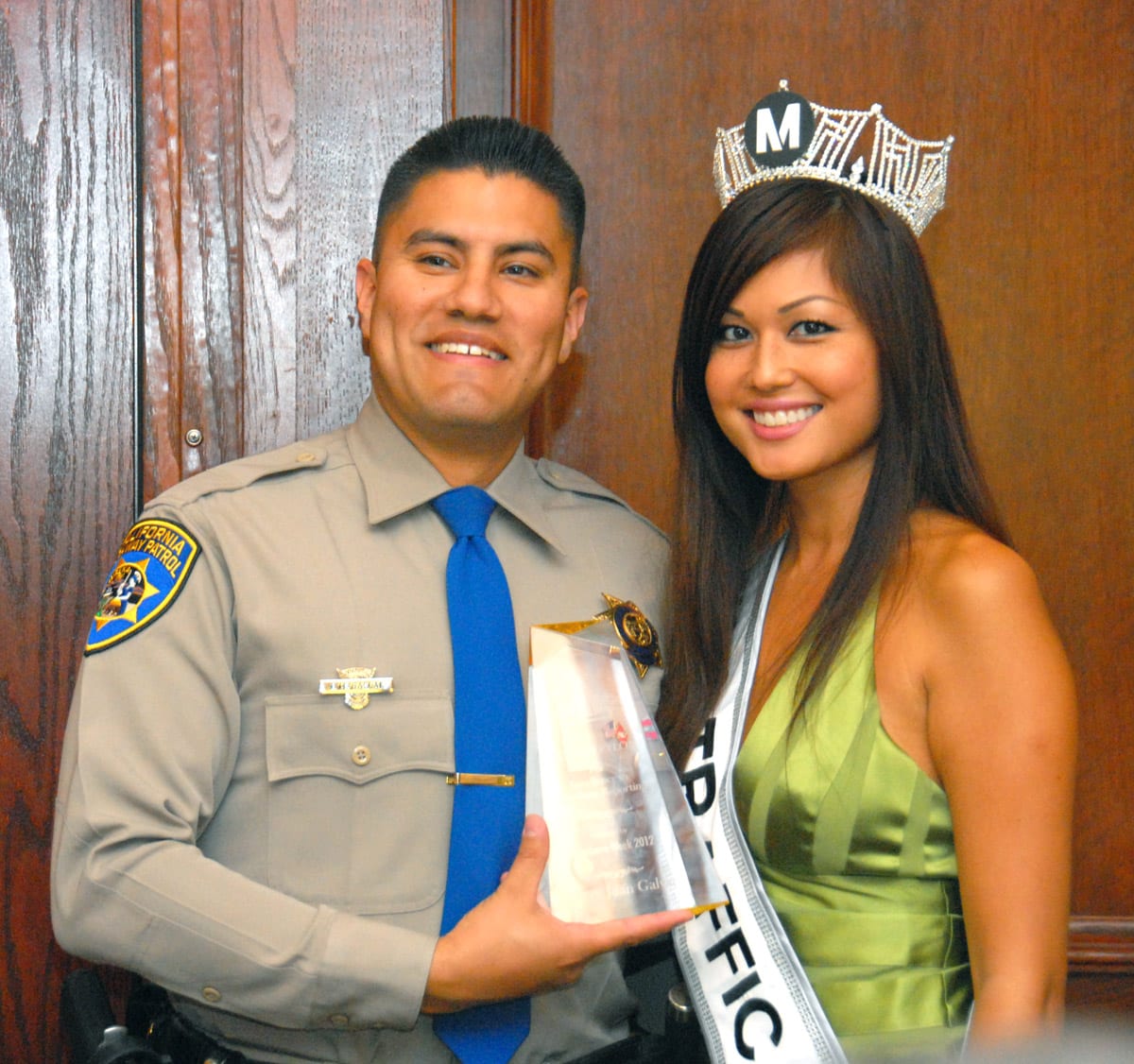 CHP reporter Officer Juan Galvin, Miss Traffic.