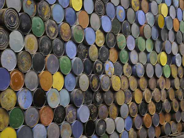 2 wall of drums 3x4 feet