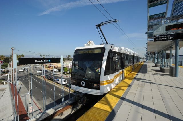Expo Line at La Brea Station/Metro photo