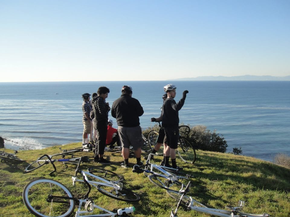 Enjoying the ocean view from Palos Verdes