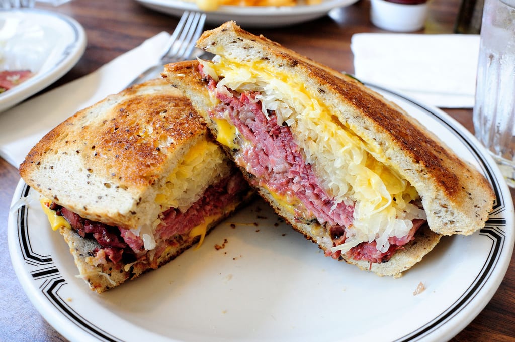 A Ruben pastrami. Photo by Michael Saechang, via Flickr creative commons. 