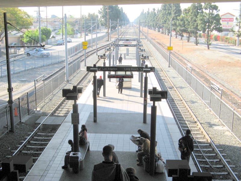The Blue Line's Willowbrook/Rosa Parks station. Photo by Sean_Marshall via Flickr creative commons.