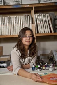 Wakana Kimura in her Inglewood studio.