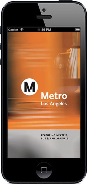 Go Metro start-up screen