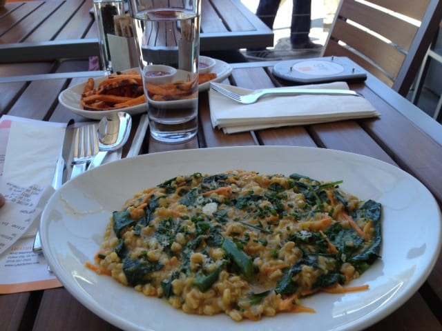 Kabocha squash risotto