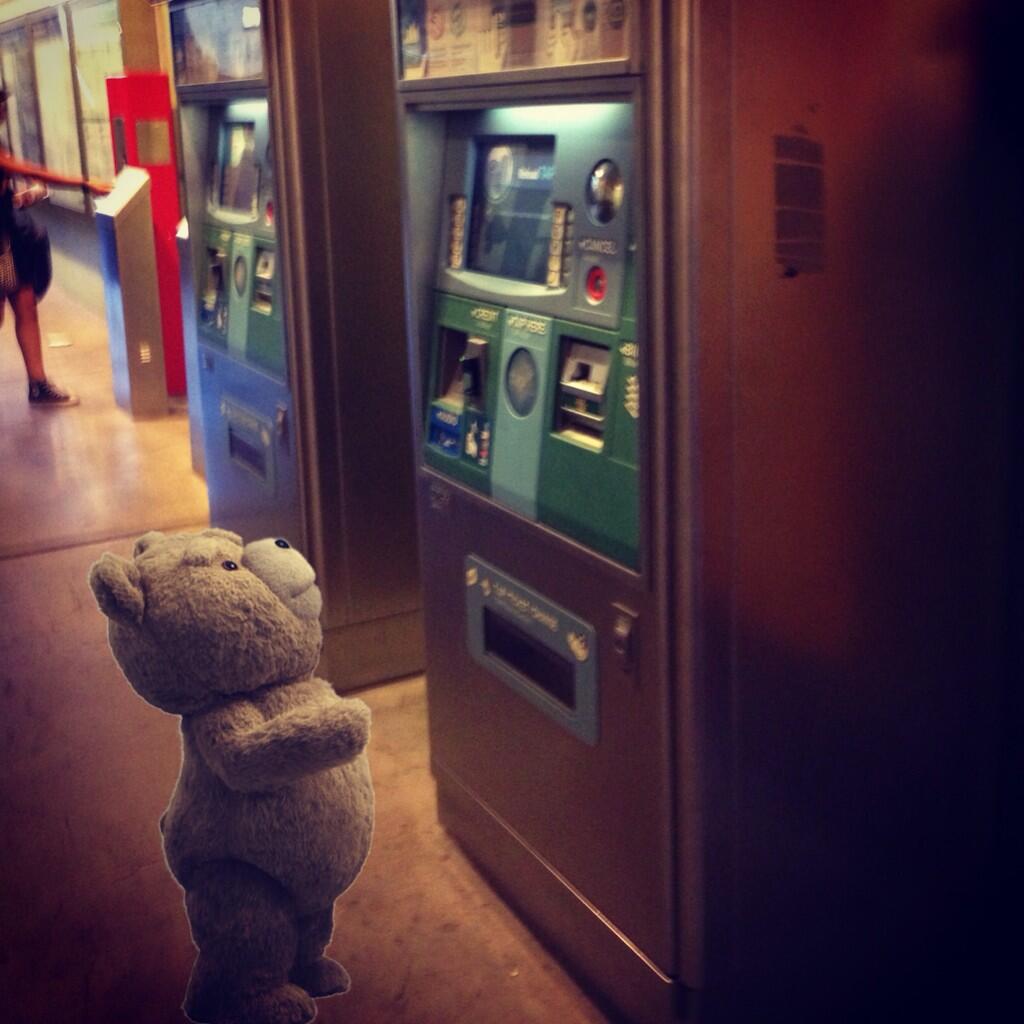 ART OF TRANSIT: Hmm, guess who just discovered the Wild Night with Ted app? 