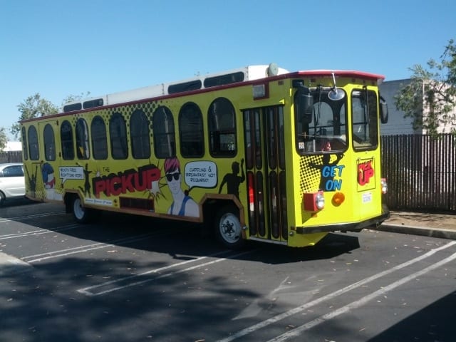The PickUp Line, the new entertainment shuttle of WeHo. Photo: City of West Hollywood. 