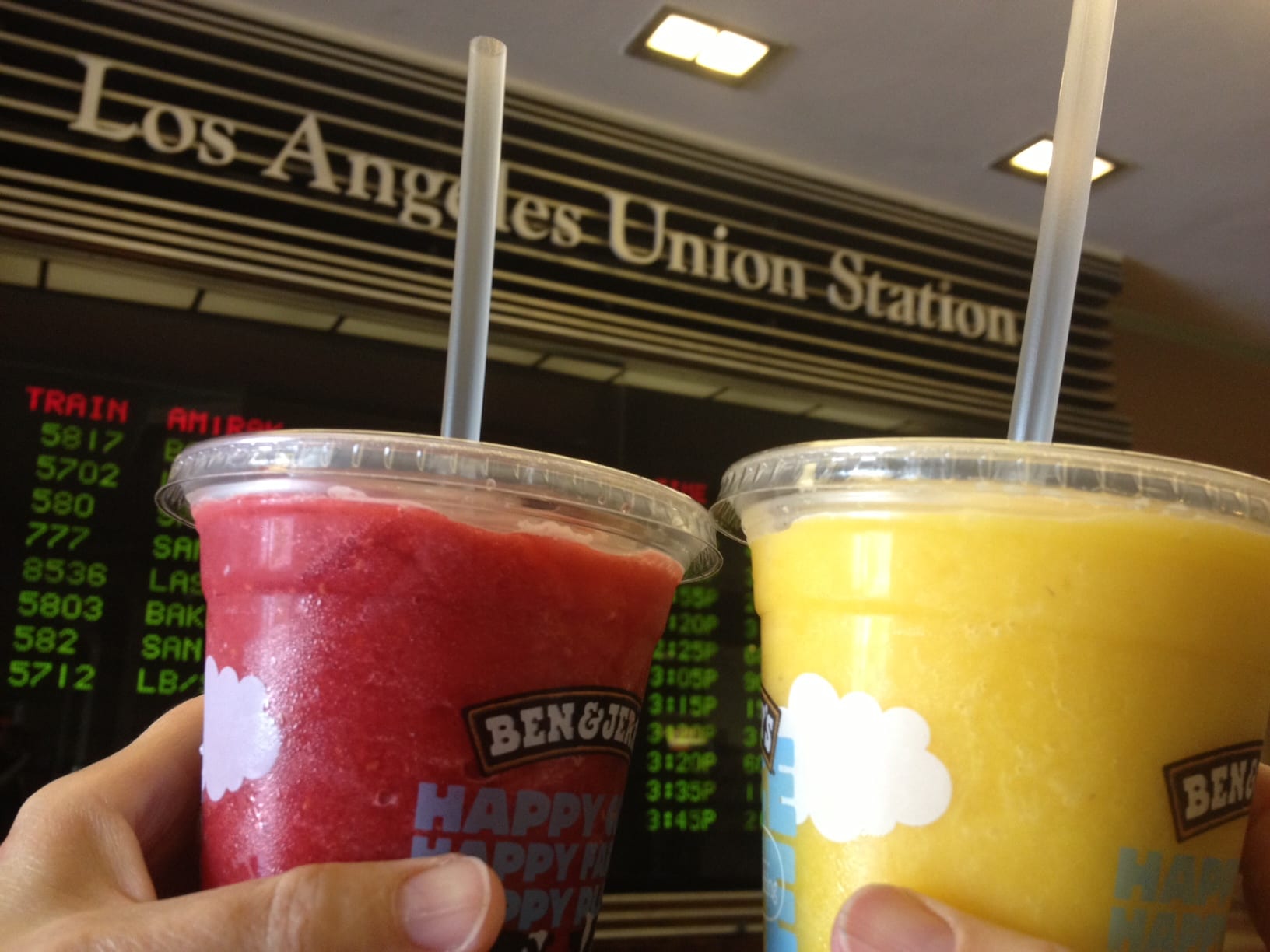 Ben & Jerry's smoothies. Photo by Anna Chen