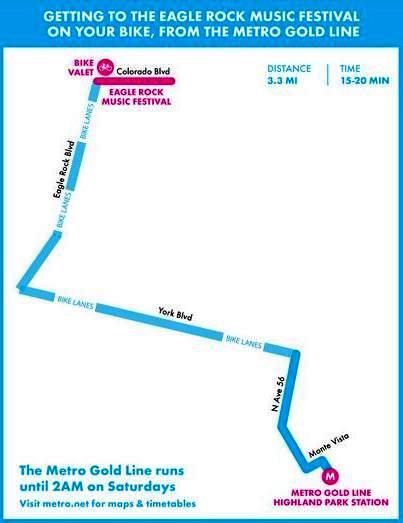 eagle rock bike map