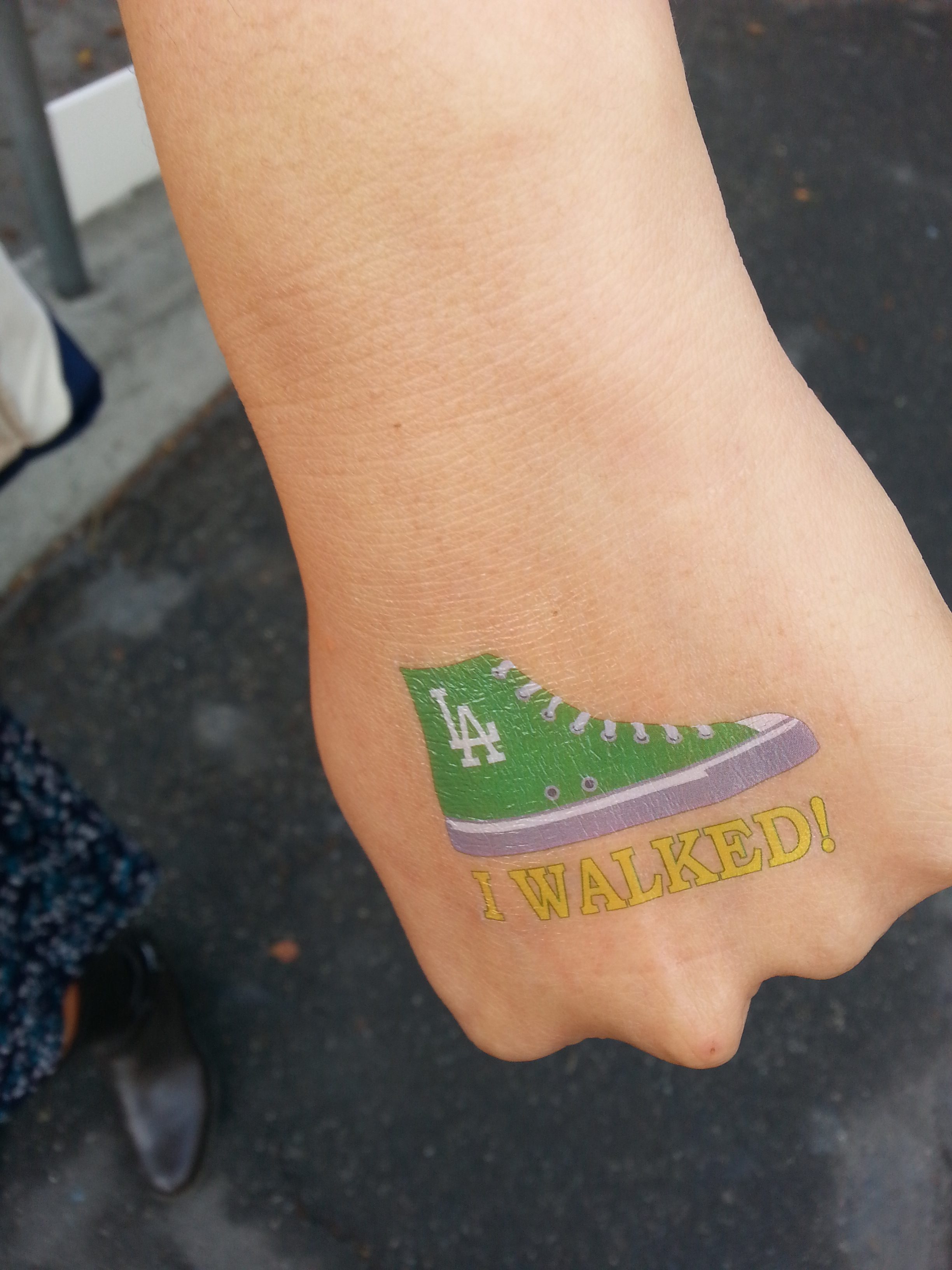 Badge of honor! Photo: Anna Chen/Metro