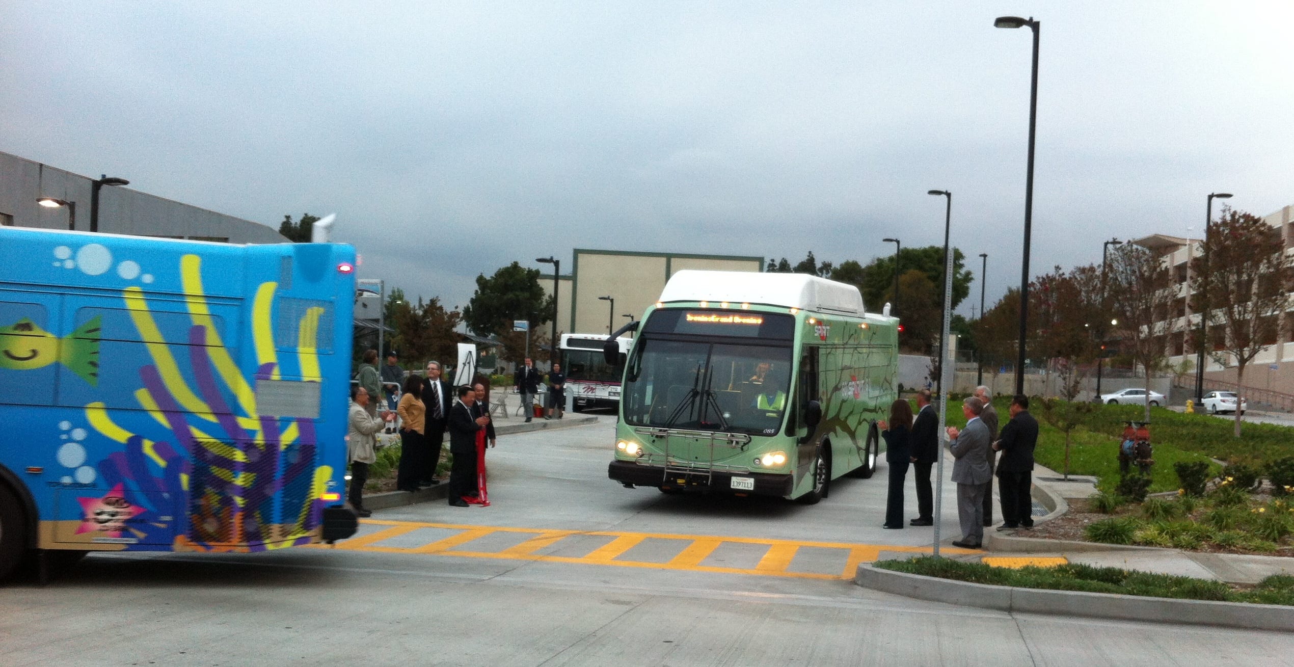 Grand opening of East L.A. College Transit Center. Photo by Michael Richmai/Metro