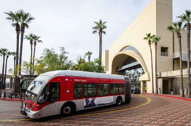 Imagine this bus all decked out for the holidays...then see it for real at the Winter Holiday Festival! Photo: Metro Flickr