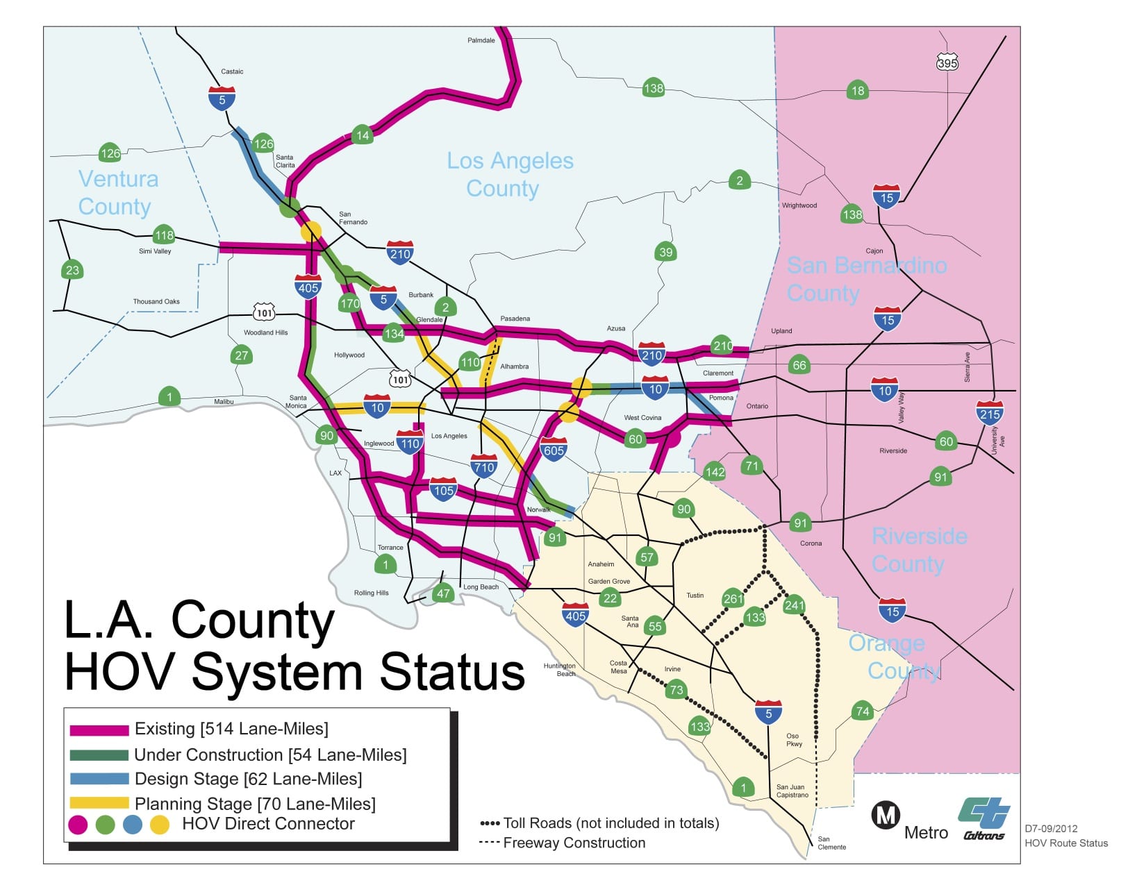 LA County HOV System Status 09_2012