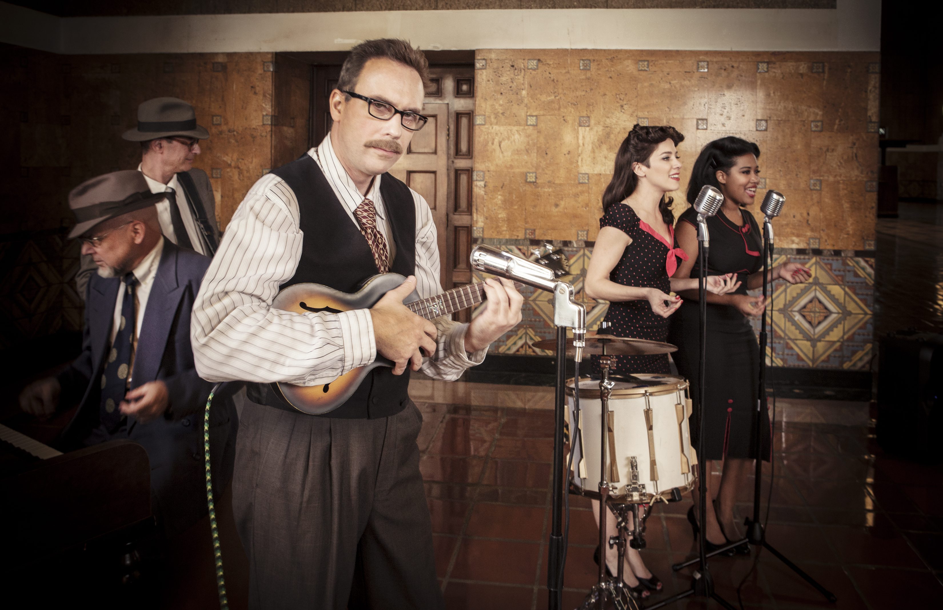 A blast to the past at Union Station: WWII-era swing music. Photo courtesy of Dr. Pinch and the Pinchtones.