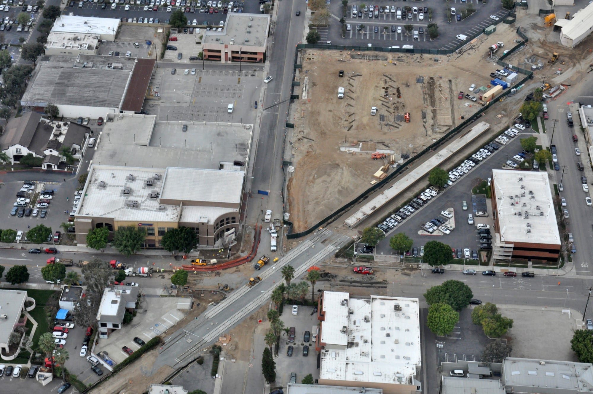 Arcadia_Station,_Parking_and_Transit_Plaza_-_aerial