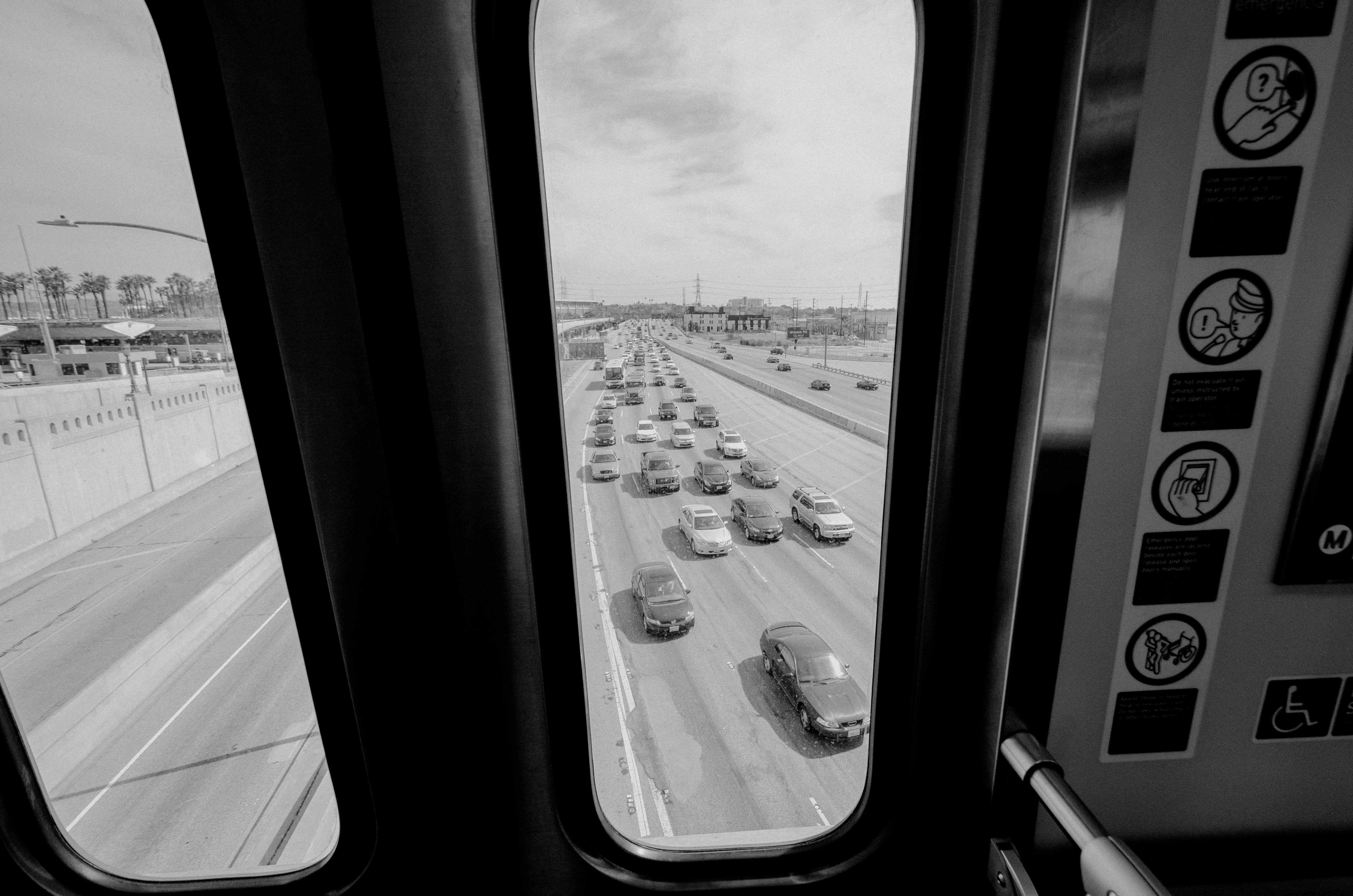 ART OF TRANSIT: Mid-day traffic constipation on the 101. Photo by Steve Hymon/Metro.