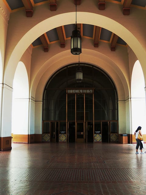 Union Station South Breezeway entrance. Photo: Metro Transportation Library and Archive Flickr