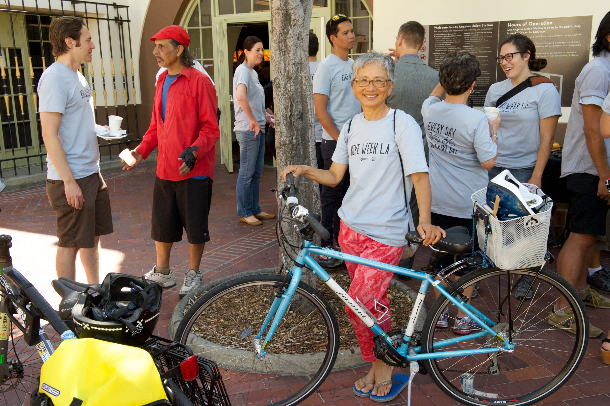 Swee, after finishing Bike Week LA's Guided Ride between Downtown LA and Boyle Heights. 