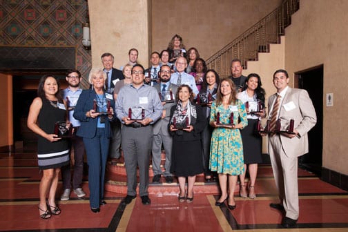 The winners of the 2014 Diamond Awards. Photo: Josh Southwick/Metro.