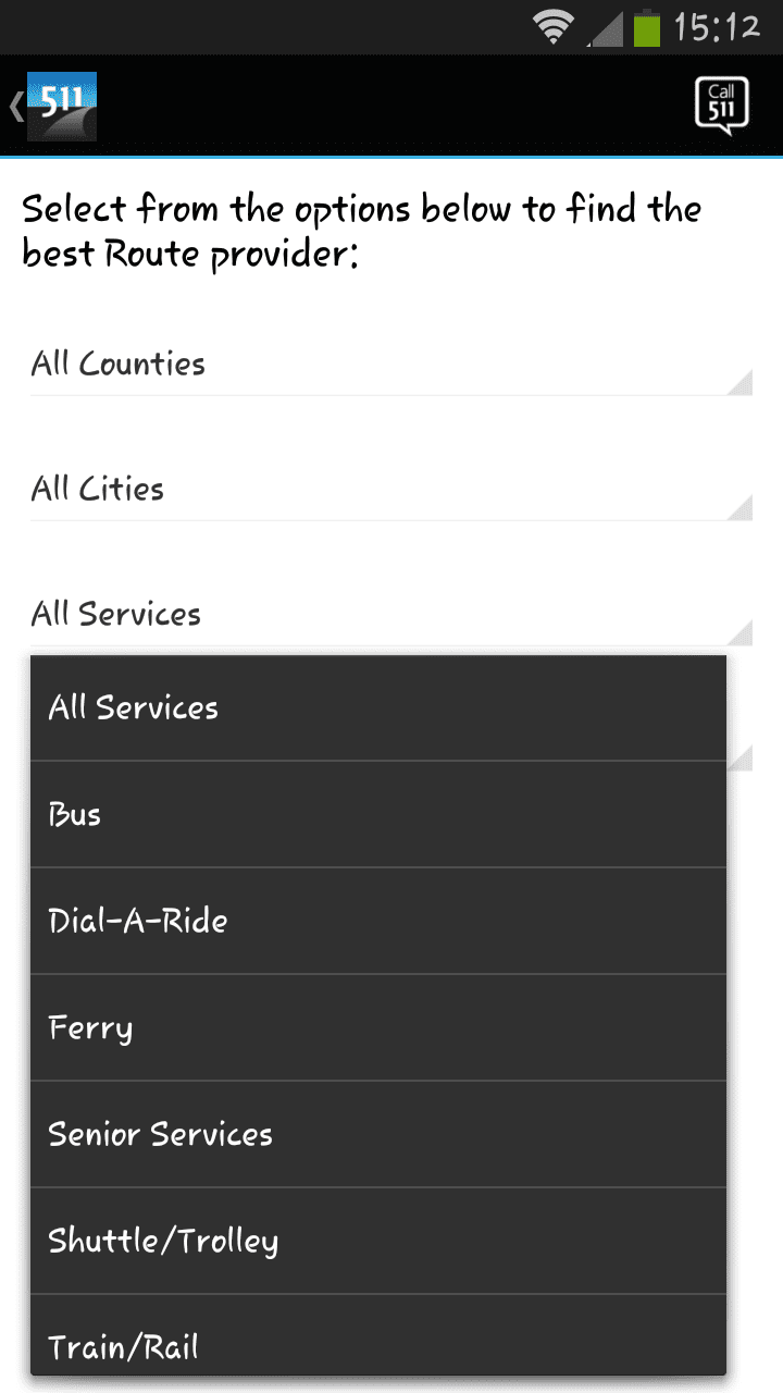Screencap of the app in action.