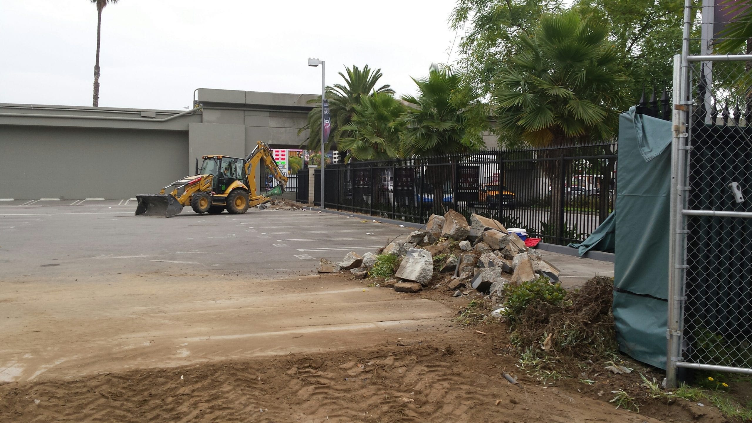 Prep work for Century Crunch weekend. Photo: Jose Ubaldo/Metro