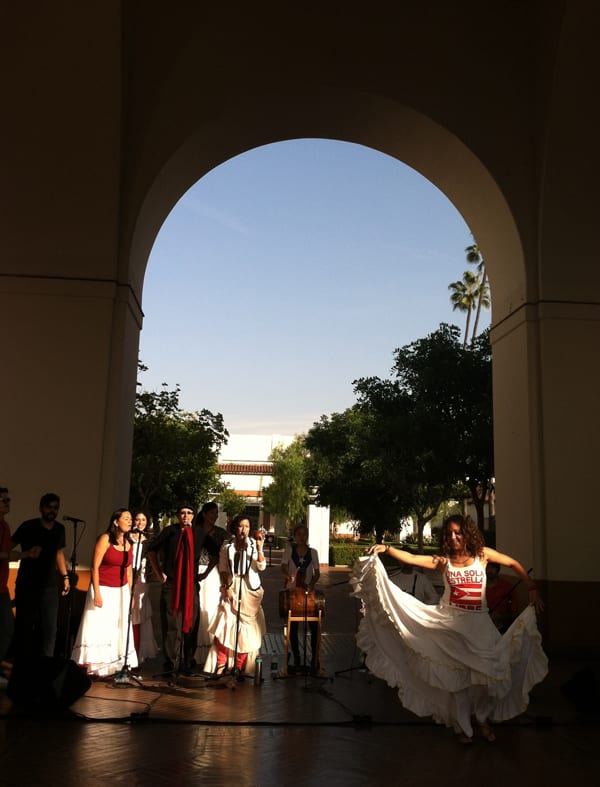 Atabey performed traditional Puerto Rican “bomba” music and dance.