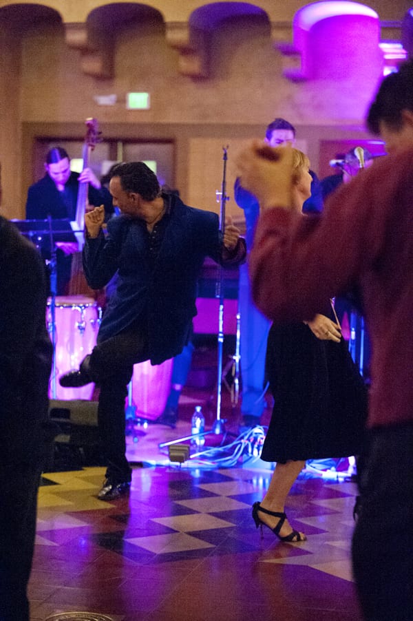 Dancers got down to classic salsa performed by LA Picante