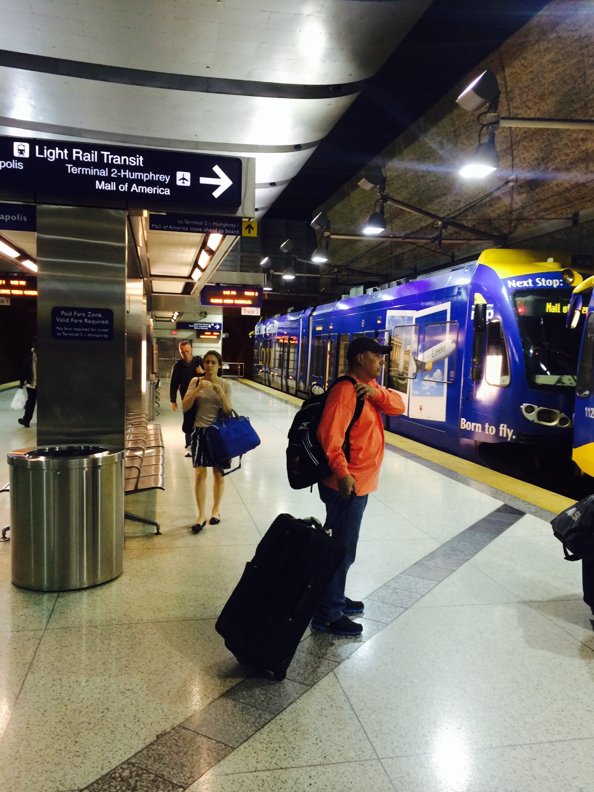The Lindbergh Terminal 1 station on the METRO Blue Line. (Photo: Joseph Lemon / Metro)