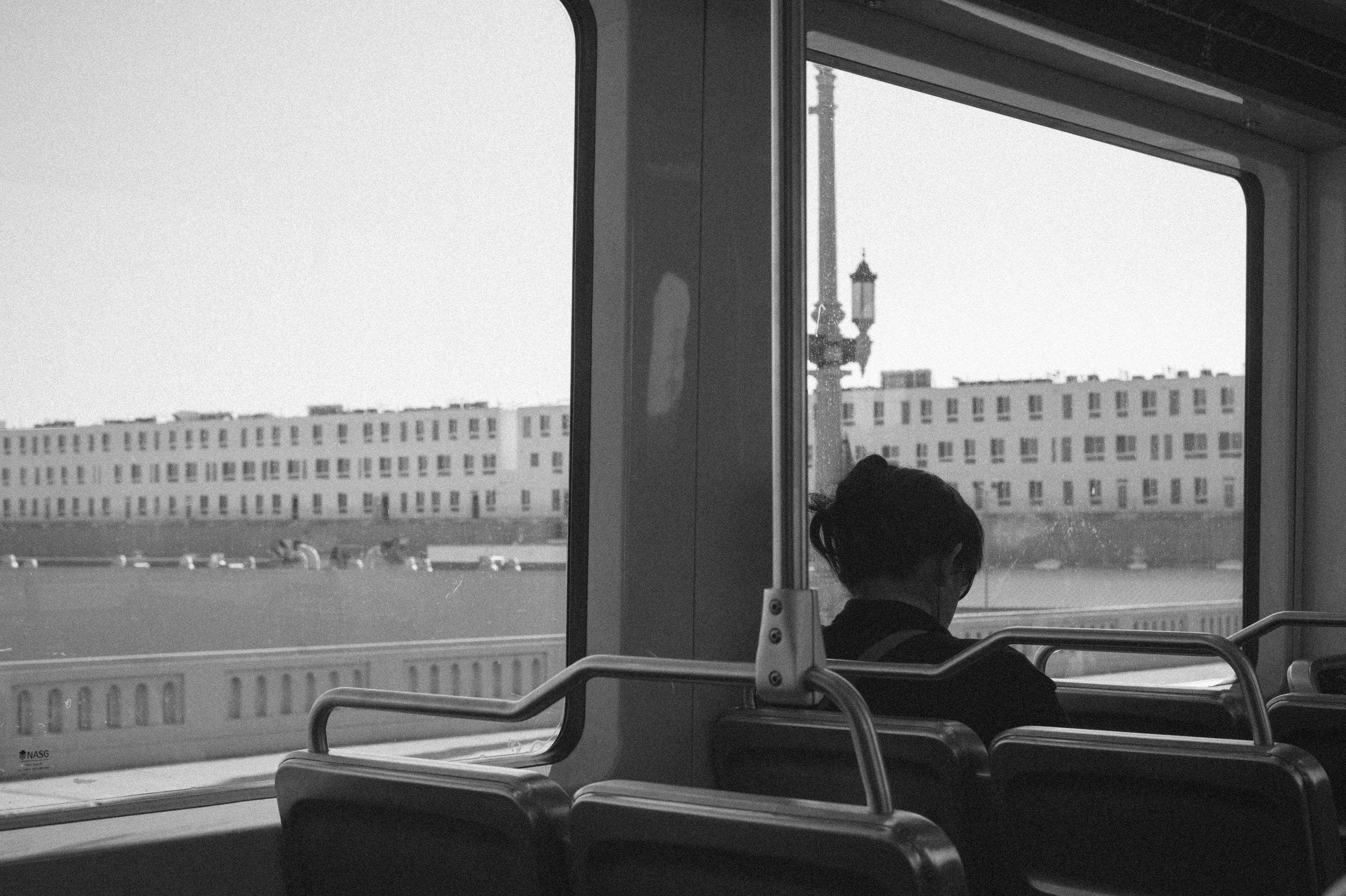 ART OF TRANSIT: The One Santa Fe development in downtown L.A.'s Arts District as seen from an inbound Eastside Gold Line train crossing the L.A. River. Photo by Steve Hymon/Metro. 