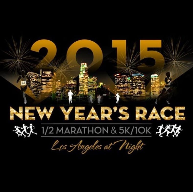 Photo via New Year's Race Los Angeles offical Facebook.