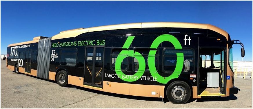 The electric bus prototype. Photo: Metro/BYD.