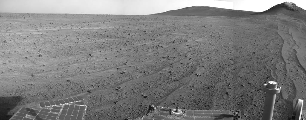 A view of Mars captured by NASA's Opportunity rover last year. Photo: NASA/JPL- Caltech.